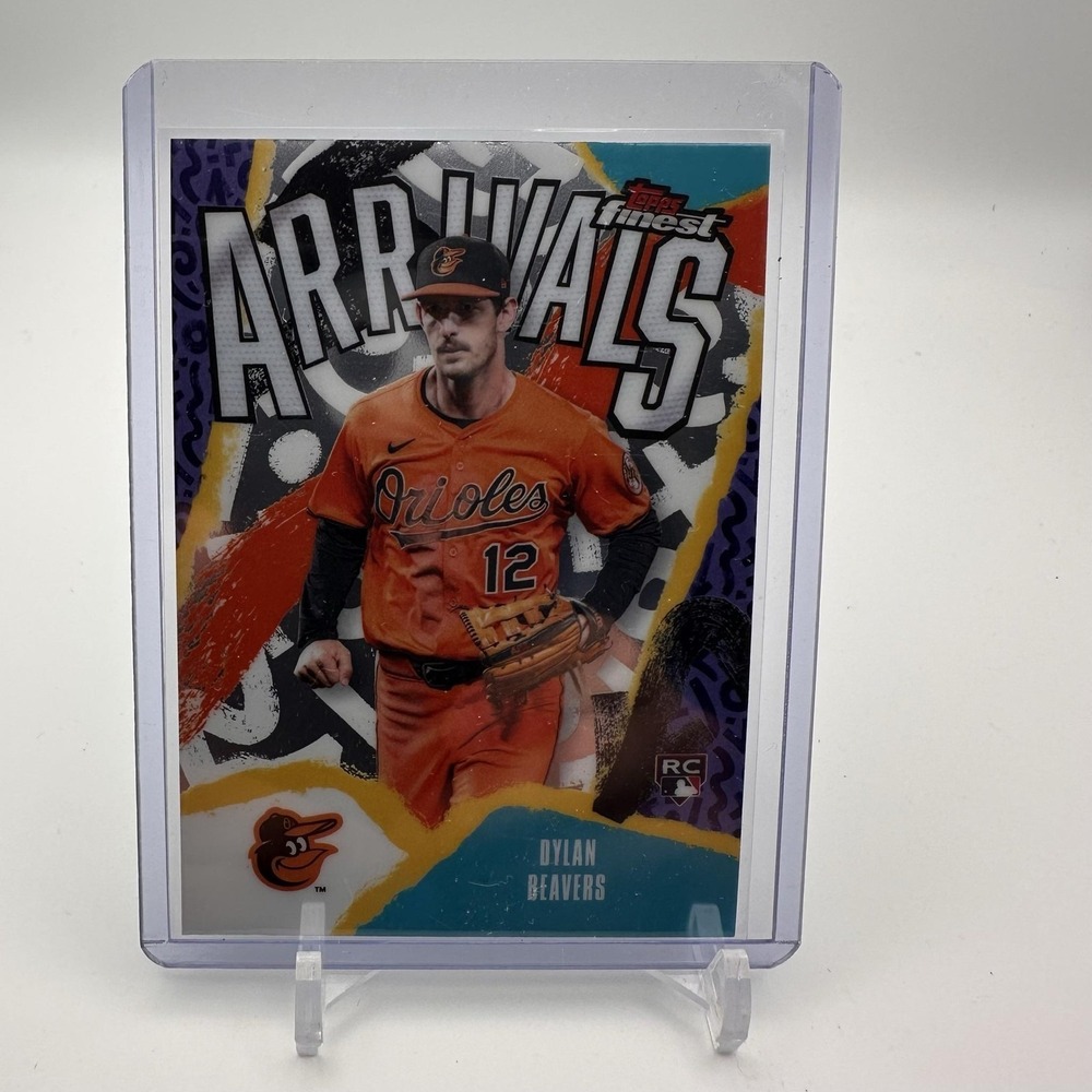 2026 Topps Finest Dylan Beavers RC Arrivals Insert #A-20 Baltimore Orioles